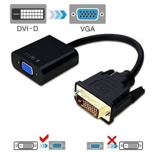 Конвертер DVI-D (24+1) to VGA , 1080p Конвертер DVI-D (24+1) to VGA , 1080p