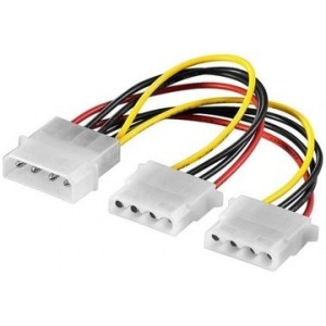 Кабель разделитель питание molex 4pin для 2x molex Кабель разделитель питание molex 4pin для 2x molex