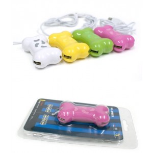 Хаб 4 портовый 2.0 Bone Bone (кость) UH004 YC10-YC13 Хаб 4 портовый 2.0 Bone Bone (кость) UH004 YC10-YC13