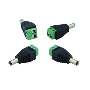 Переходник штекер DC conector M с клеммной колодкой Переходник штекер DC conector M с клеммной колодкой