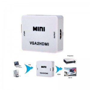 Конвертер MINI VGA to HDMI с поддержкой разрешения 1080P