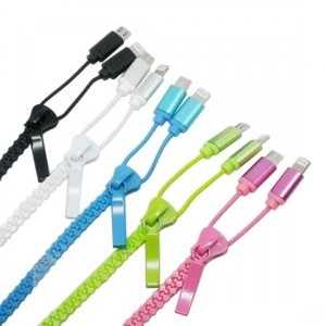 Кабель Usb 2in1 змейка (Iphone/micro) lighting+v8 Кабель Usb 2in1 змейка (Iphone/micro) lighting+v8
