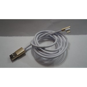 Кабель USB  угловой Lightning (Apple,iPhone,iPad,iPod) 1,2м