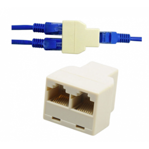 Переходник-разветвитель витой пары UTP Rj-45 F to 2*RJ-45 F (1 Rj45 to 2 Rj45) Переходник-разветвитель витой пары UTP Rj-45 F to 2*RJ-45 F (1 Rj45 to 2 Rj45)