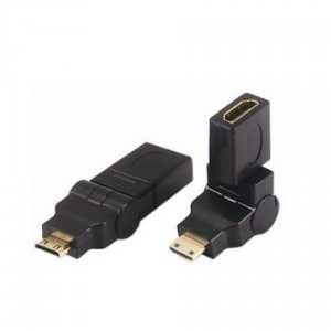 Переходник mini HDMI M/ HDMI F поворотный Переходник mini HDMI M/ HDMI F поворотный