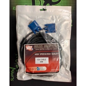Кабель VGA 3+4 M/M 5м Кабель VGA 3+4 M/M 5м