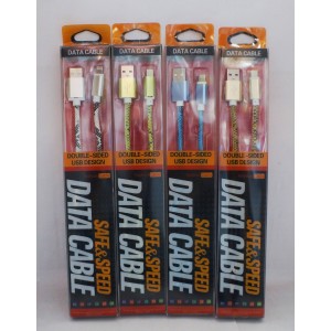 Кабель USB Safe&Speed Data Cable 2 in 1 iphone+v8 (кожаный в коробке) Кабель USB Safe&Speed Data Cable 2 in 1 iphone+v8 (кожаный в коробке)