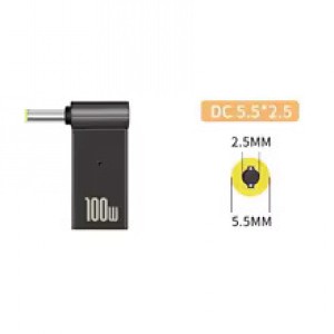 Переходник питания PD 100W для ноутбука Type-C на DC 5.5×2.5mm Переходник питания PD 100W для ноутбука Type-C на DC 5.5×2.5mm