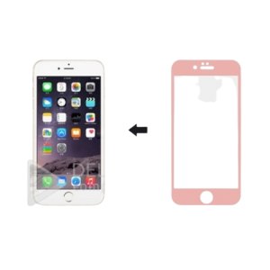 Защитное стекло для Iphone 6/6s plus розовое (6G plus) Full Cover Защитное стекло для Iphone 6/6s plus розовое (6G plus) Full Cover