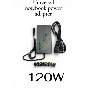 Універсальний адаптер для ноутбуків MY-120W, блок живлення для ноутбука 12-24v 9 отдельных разъемов Універсальний адаптер для ноутбуків MY-120W, блок живлення для ноутбука 12-24v 9 отдельных разъемов