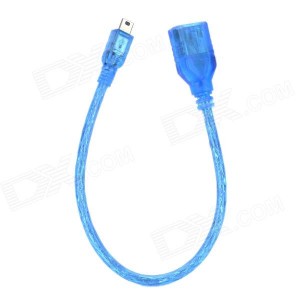 OTG кабель AF/ V8 micro 0.3m USB 2.0 blue OTG кабель AF/ V8 micro 0.3m USB 2.0 blue