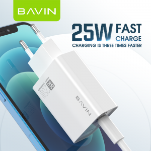 Зарядное устройство для быстрой зарядки BAVIN PD PC657Y 25 Вт Зарядное устройство для быстрой зарядки BAVIN PD PC657Y 25 Вт