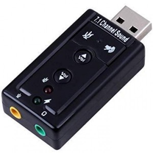 Внешняя звуковая карта USB 3D Sound card 7.1 Внешняя звуковая карта USB 3D Sound card 7.1