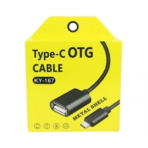 OTG переходник KYIN Type-C to USB /KY-167(K-09) OTG переходник KYIN Type-C to USB /KY-167(K-09)
