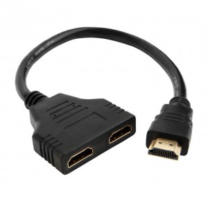 Кабель-разветвитель HDMI-2HDMI 0.1 м, черный (HDMI spliter 1/2) Кабель-разветвитель HDMI-2HDMI 0.1 м, черный (HDMI spliter 1/2)