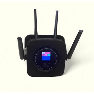 Маршрутизатор KuWFi 4G LTE роутер, 300 Мбит/с, беспроводной модем WiFi, высокая скорость, слот для SIM-карты, LAN, 4 внешние антенны, встроенная батарея емкостью 3000 мАч