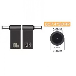 Переходник питания PD 100W к ноутбуку Type-C на DC 7.4×5.0 HP Переходник питания PD 100W к ноутбуку Type-C на DC 7.4×5.0 HP