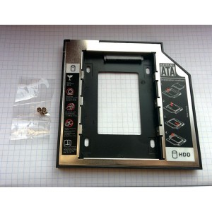 Карман для жесткого диска 2.5" SATA HDD (h=9.5mm, Second HDD Caddy optibay Карман для жесткого диска 2.5" SATA HDD (h=9.5mm, Second HDD Caddy optibay