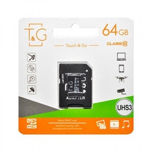 Micro SD карта памяти T&G 64Gb class 10 UHS-3 Micro SD карта памяти T&G 64Gb class 10 UHS-3