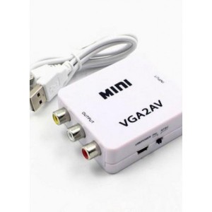Конвертер MINI VGA to AV с поддержкой разрешения 1080p