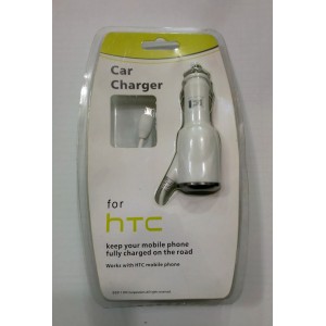 Автомобильное зарядное устройство  HTC c micro USB кабель v8 на блистере