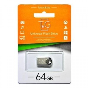 USB Flash Drive 2.0 T&G 64gb Metal 106 Цвет Стальной