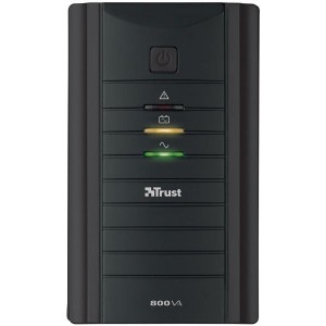 ИБП Trust Oxxtron 800VA (17938 TRUST) 2 евророзетки. пластиковый корпус, Черный цвет ИБП Trust Oxxtron 800VA (17938 TRUST) 2 евророзетки. пластиковый корпус, Черный цвет