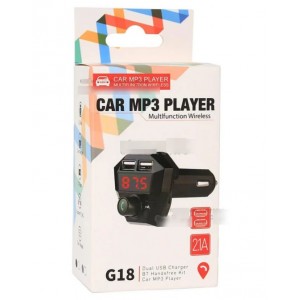 FM модулятор для авто CAR G18, 4 в 1, Bluetooth + USB + microSD, трансмиттер для авто, USB адаптер FM модулятор для авто CAR G18, 4 в 1, Bluetooth + USB + microSD, трансмиттер для авто, USB адаптер