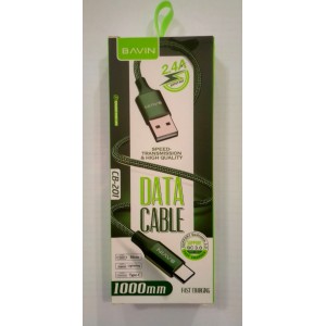 USB Кабель быстрой зарядки телефона BAVIN CB201-1M TYPE-C