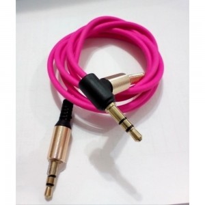 AUX кабель AUX 3.5m/m угловой розовый AUX кабель AUX 3.5m/m угловой розовый