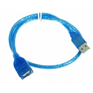 Кабель USB AM/AF 2.0 1.5m blue Кабель USB AM/AF 2.0 1.5m blue
