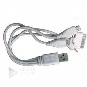 Переходник-адаптер кабель Usb 4in1 micro/mini/pg/nokia Переходник-адаптер кабель Usb 4in1 micro/mini/pg/nokia